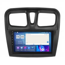 Штатная магнитола Lesko для Renault Logan II Рестайлинг ver 2 2018-н.в экран 9" 2/32Gb CarPlay 4G Wi-Fi GPS Prime