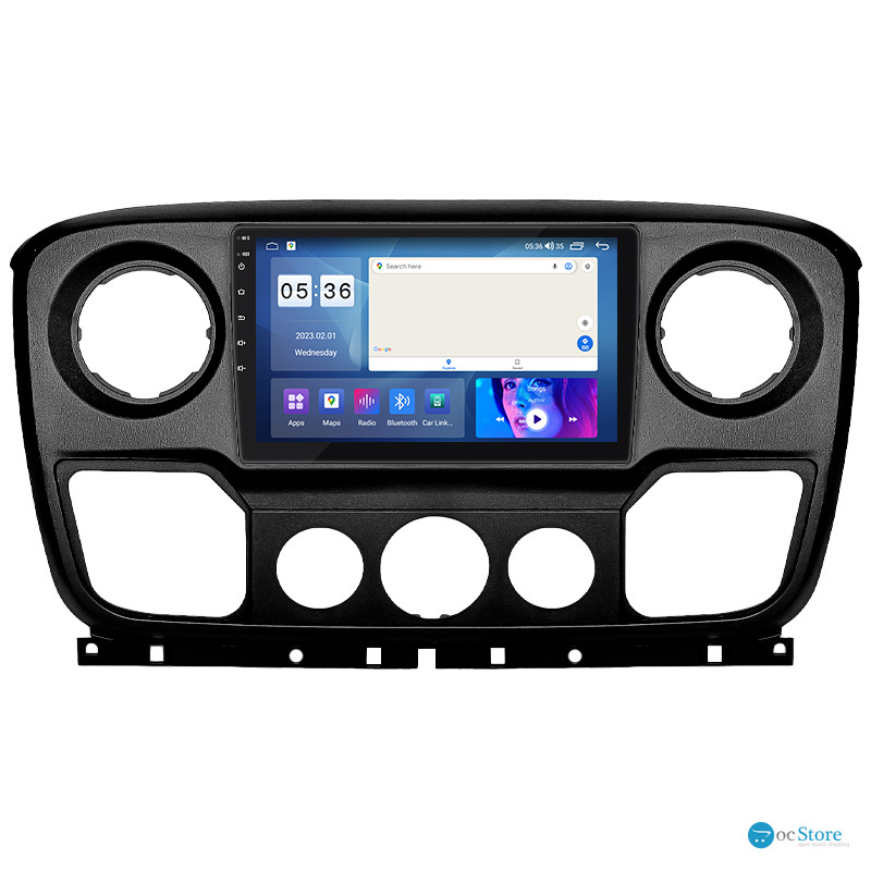 Штатная магнитола Lesko для Renault Master III 2010-2019 экран 10" 2/32Gb CarPlay 4G Wi-Fi GPS Prime