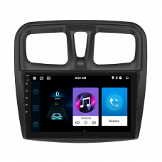 Штатная магнитола Lesko для Renault Sandero II 2013-2018 экран 9" 1/16Gb Wi-Fi GPS Base