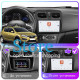 Штатная магнитола Lesko для Renault Sandero II 2013-2018 экран 9" 4/64 QLED CarPlay 4G Wi-Fi GPS 360 Prime