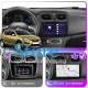 Штатная магнитола Lesko для Renault Sandero II 2013-2018 экран 9" 6/128Gb 4G Wi-Fi GPS Top