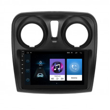 Штатная магнитола Lesko для Renault Sandero II ver 2 2013-2018 экран 9" 1/16Gb Wi-Fi GPS Base