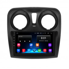 Штатная магнитола Lesko для Renault Sandero II ver 2 2013-2018 экран 9" 2/32Gb Wi-Fi GPS Base