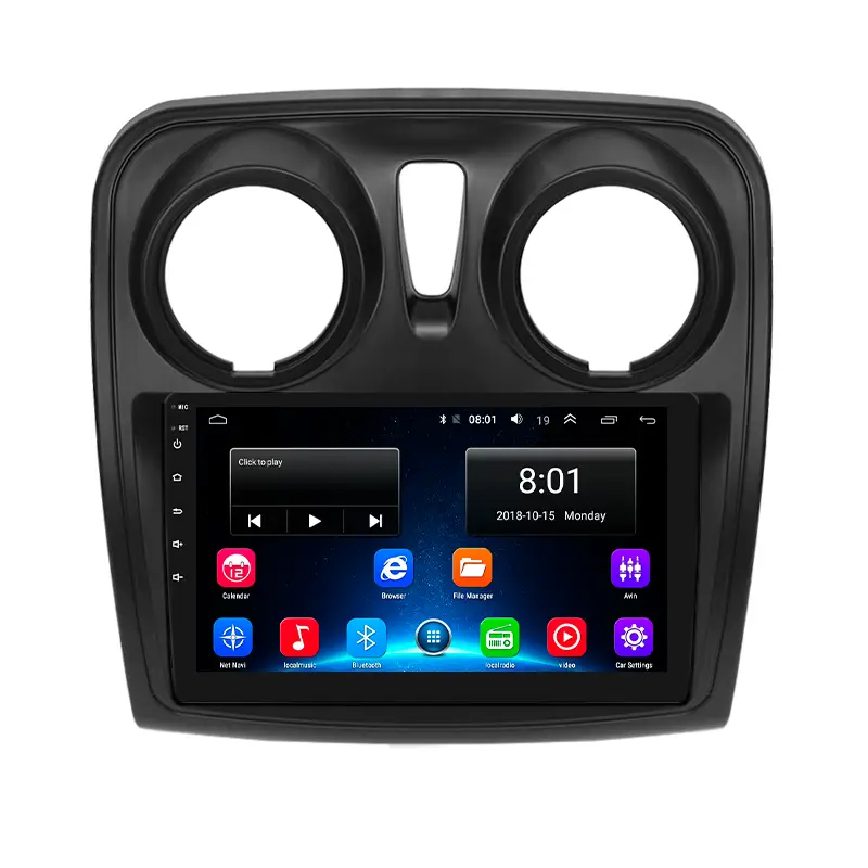 Штатная магнитола Lesko для Renault Sandero II ver 2 2013-2018 экран 9" 2/32Gb Wi-Fi GPS Base