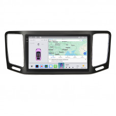 Штатная магнитола Lesko для SEAT Alhambra II 2010-2015 экран 9" 4/64 QLED CarPlay 4G Wi-Fi GPS 360 Prime