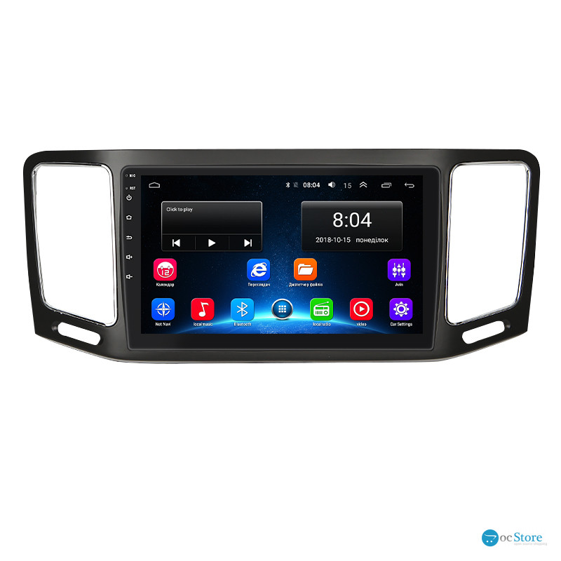 Штатная магнитола Lesko для SEAT Alhambra II Рестайлинг 2015-2020 экран 9" 2/32Gb Wi-Fi GPS Base