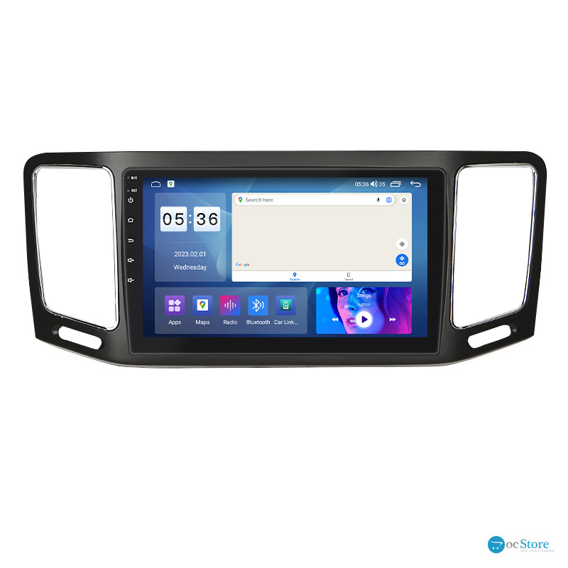 Штатная магнитола Lesko для SEAT Alhambra II Рестайлинг 2015-2020 экран 9" 2/32Gb CarPlay 4G Wi-Fi GPS Prime