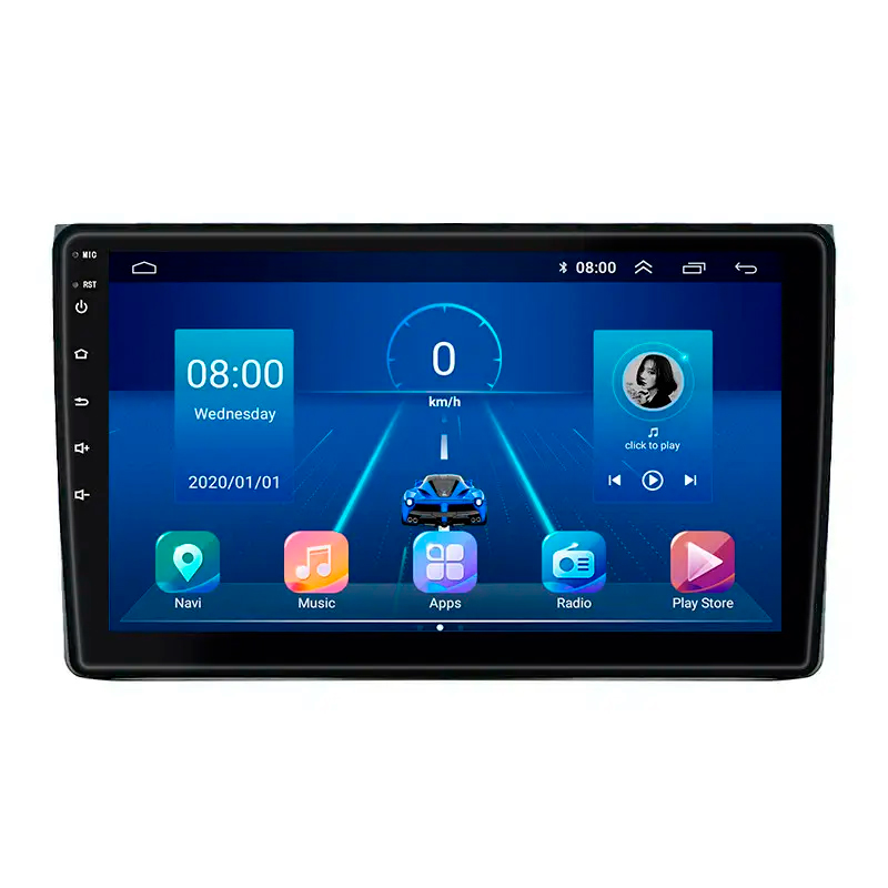 Штатная магнитола Lesko для SEAT Exeo  2008-2013 экран 9" 4/64Gb 4G Wi-Fi GPS Top