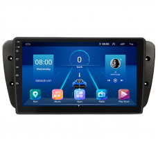 Штатная магнитола Lesko для SEAT Ibiza IV 2008-2012 экран 9" 4/64Gb 4G Wi-Fi GPS Top