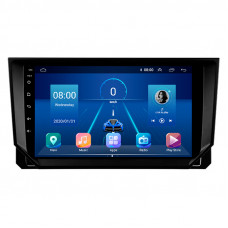 Штатная магнитола Lesko для SEAT Ibiza IV Рестайлинг 2 2015-2017 экран 9" 2/32Gb 4G Wi-Fi GPS Top