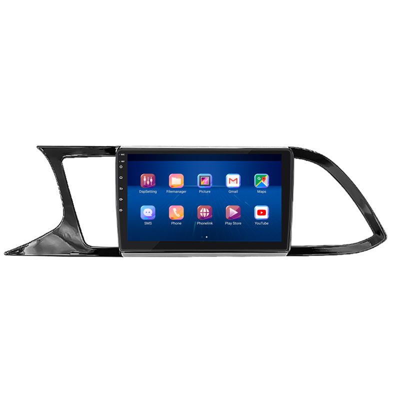 Штатная магнитола Lesko для SEAT Leon III 2012-2016 экран 9" 4/64Gb 4G Wi-Fi GPS Top