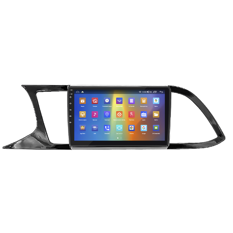 Штатная магнитола Lesko для SEAT Leon III 2012-2016 экран 9" 2/32Gb CarPlay 4G Wi-Fi GPS Prime