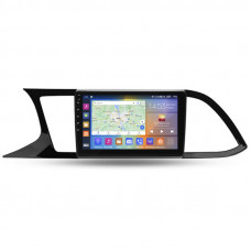 Штатная магнитола Lesko для SEAT Leon III Рестайлинг 2016-2020 экран 9" 2/32Gb CarPlay 4G Wi-Fi GPS Prime