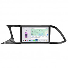 Штатная магнитола Lesko для SEAT Leon III Рестайлинг 2016-2020 экран 9" 4/64 QLED CarPlay 4G Wi-Fi GPS 360 Prime