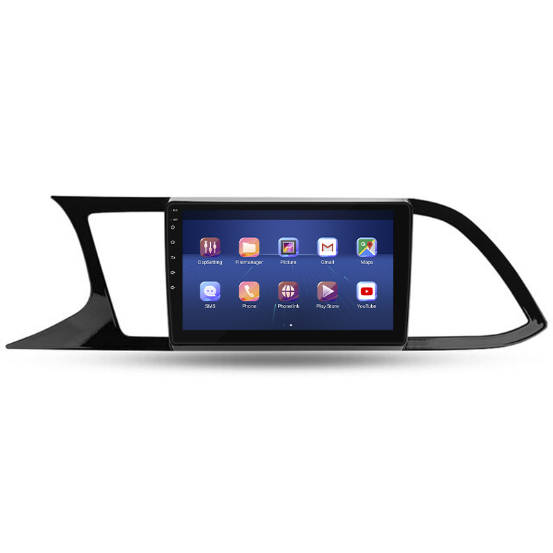 Штатная магнитола Lesko для SEAT Leon III Рестайлинг 2016-2020 экран 9" 2/32Gb 4G Wi-Fi GPS Top