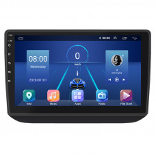 Штатная магнитола Lesko для Skoda Fabia II Рестайлинг 2010-2014 экран 10" 4/32Gb 4G Wi-Fi GPS Top