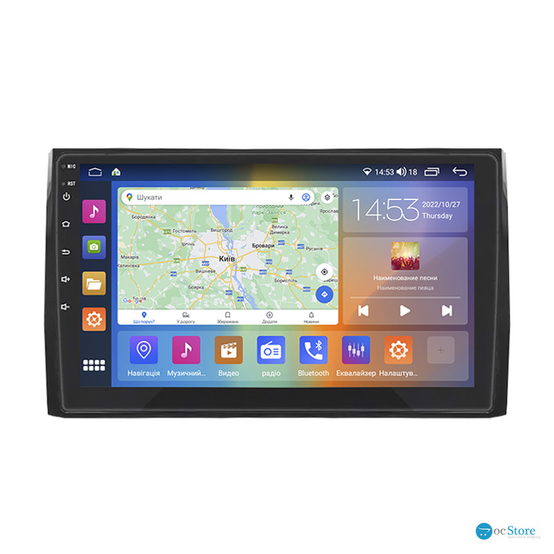 Штатная магнитола Lesko для Skoda Kodiaq I 2016-2021 экран 10" 4/64Gb CarPlay 4G Wi-Fi GPS Prime