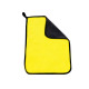 Двухстороннее микрофибровое полотенце для сушки кузова авто Yellow + Gray 30*40 см