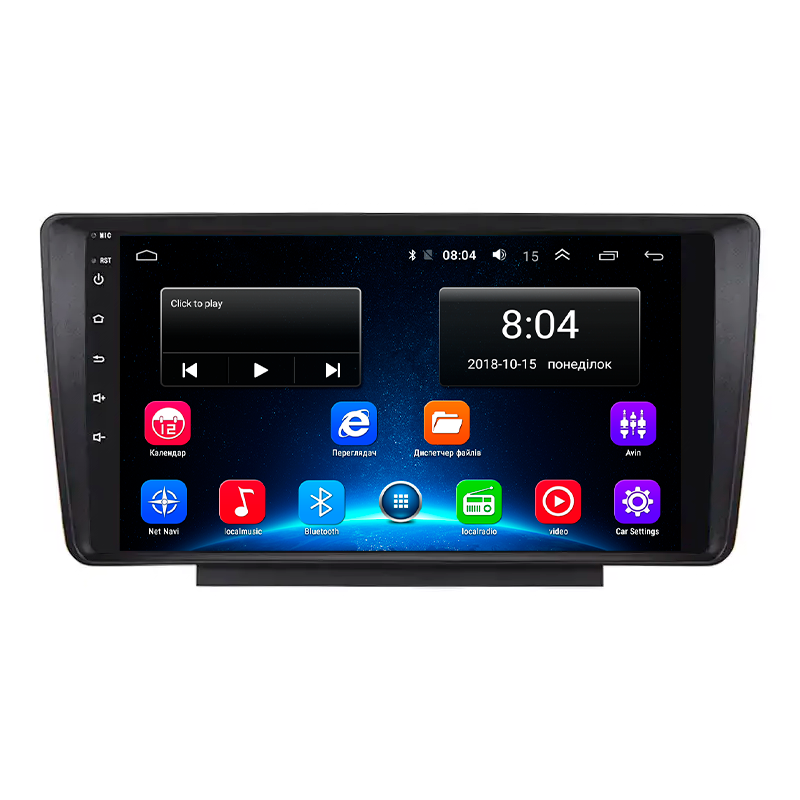 Штатная магнитола Lesko для Skoda Octavia II (A5) ver 2 2004-2013 экран 9" 2/32Gb Wi-Fi GPS Base