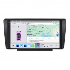 Штатная магнитола Lesko для Skoda Octavia II (A5) ver 2 2004-2013 экран 9" 4/64 QLED CarPlay 4G Wi-Fi GPS 360 Prime