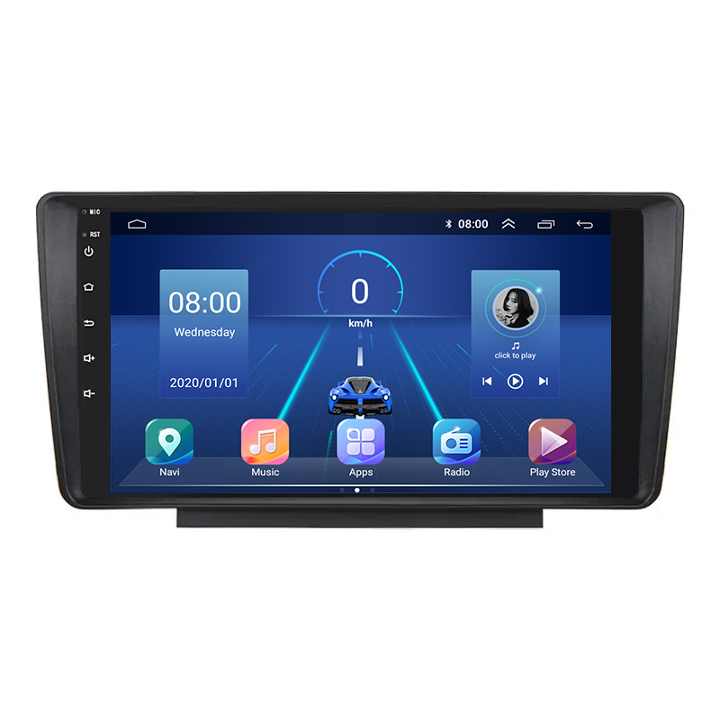 Штатная магнитола Lesko для Skoda Octavia II (A5) ver 2 2004-2013 экран 9" 2/32Gb 4G Wi-Fi GPS Top