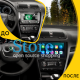 Штатная магнитола Lesko для Skoda Octavia II (A5) Рестайлинг 2008-2013 экран 10" 4/64Gb 4G Wi-Fi GPS Top