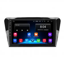 Штатная магнитола Lesko для Skoda Octavia III (A7) Рестайлинг 2017-2020 экран 10" 2/32Gb Wi-Fi GPS Base