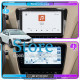 Штатная магнитола Lesko для Skoda Octavia III (A7) Рестайлинг 2017-2020 экран 10" 4/64 QLED CarPlay 4G Wi-Fi GPS 360 Prime