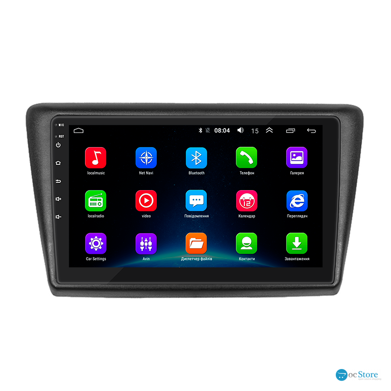 Штатная магнитола Lesko для Skoda Rapid I 2012-2017 экран 9" 2/32Gb Wi-Fi GPS Base