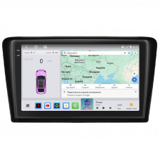 Штатная магнитола Lesko для Skoda Spaceback  2014-2019 экран 9" 4/64 QLED CarPlay 4G Wi-Fi GPS 360 Prime