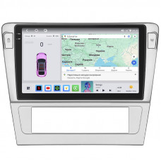 Штатная магнитола Lesko для Skoda Superb I Рестайлинг 2006-2008 экран 9" 4/64 QLED CarPlay 4G Wi-Fi GPS 360 Prime