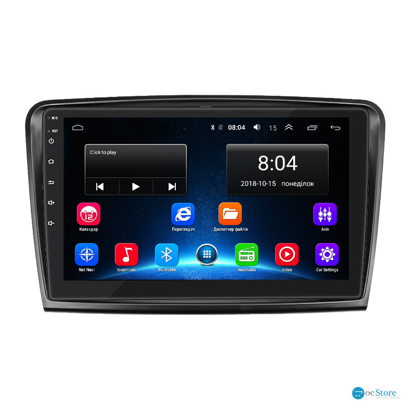 Штатная магнитола Lesko для Skoda Superb II 2008-2013 экран 10" 2/32Gb Wi-Fi GPS Base