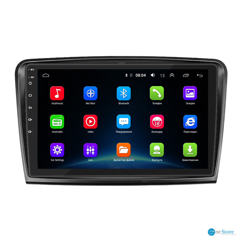 Штатная магнитола Lesko для Skoda Superb II 2008-2013 экран 10" 2/32Gb Wi-Fi GPS Base