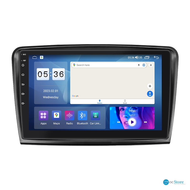 Штатная магнитола Lesko для Skoda Superb II 2008-2013 экран 10" 2/32Gb CarPlay 4G Wi-Fi GPS Prime
