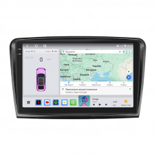 Штатная магнитола Lesko для Skoda Superb II 2008-2013 экран 10" 4/64 QLED CarPlay 4G Wi-Fi GPS 360 Prime