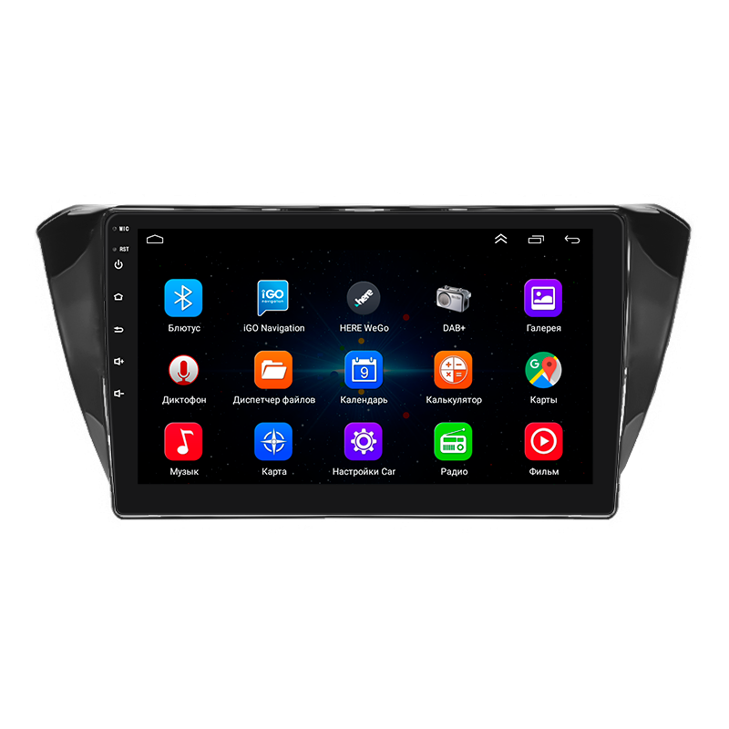 Штатная магнитола Lesko для Skoda Superb III 2015-2019 экран 10" 1/16Gb Wi-Fi GPS Base