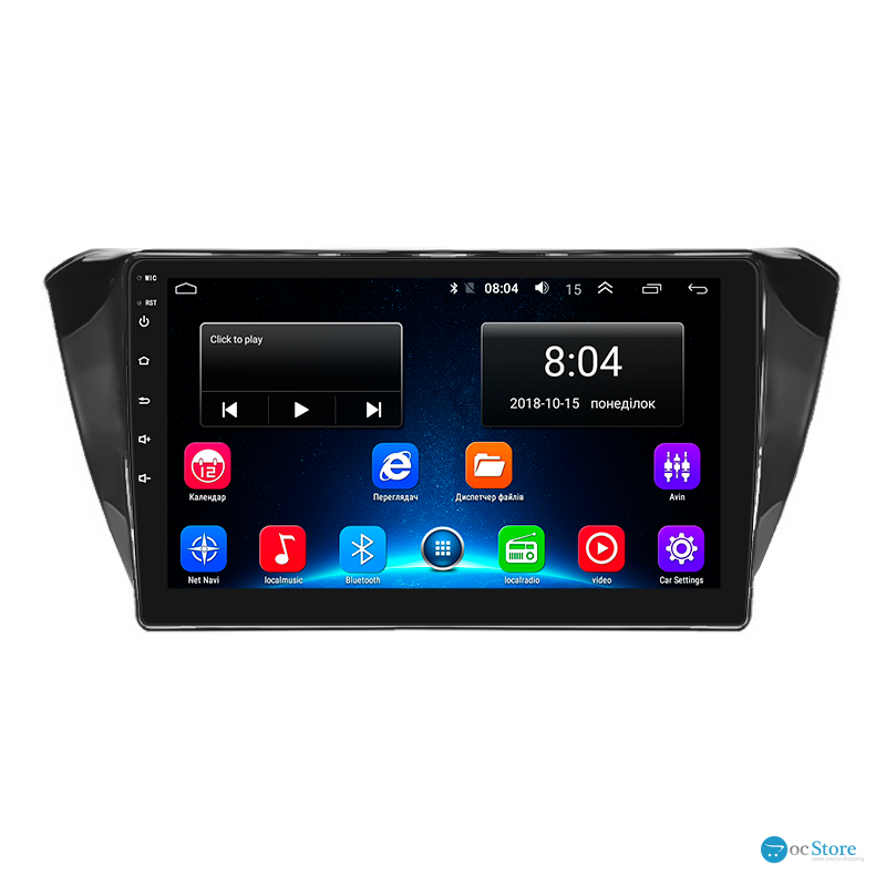 Штатная магнитола Lesko для Skoda Superb III 2015-2019 экран 10" 2/32Gb Wi-Fi GPS Base
