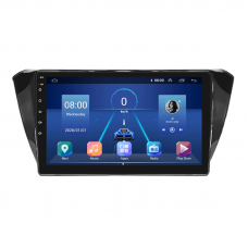 Штатная магнитола Lesko для Skoda Superb III Рестайлинг 2019-н.в. экран 10" 4/32Gb 4G Wi-Fi GPS Top