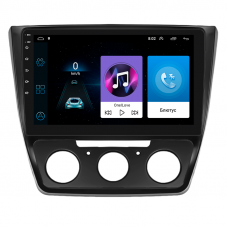 Штатная магнитола Lesko для Skoda Yeti I Рестайлинг 2013-2018 экран 10" 1/16Gb Wi-Fi GPS Base