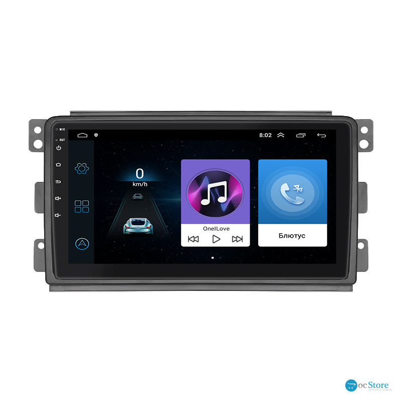 Штатная магнитола Lesko для Smart Fortwo 451 2007-2010 экран 9" 1/16Gb Wi-Fi GPS Base