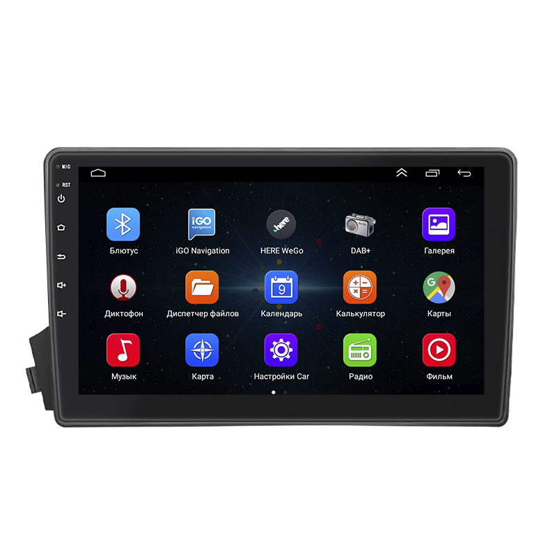 Штатная магнитола Lesko для SsangYong Actyon I 2005-2011 экран 9" 2/32Gb CarPlay 4G Wi-Fi GPS Prime