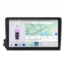 Штатная магнитола Lesko для SsangYong Actyon I 2005-2011 экран 9" 4/64 QLED CarPlay 4G Wi-Fi GPS 360 Prime