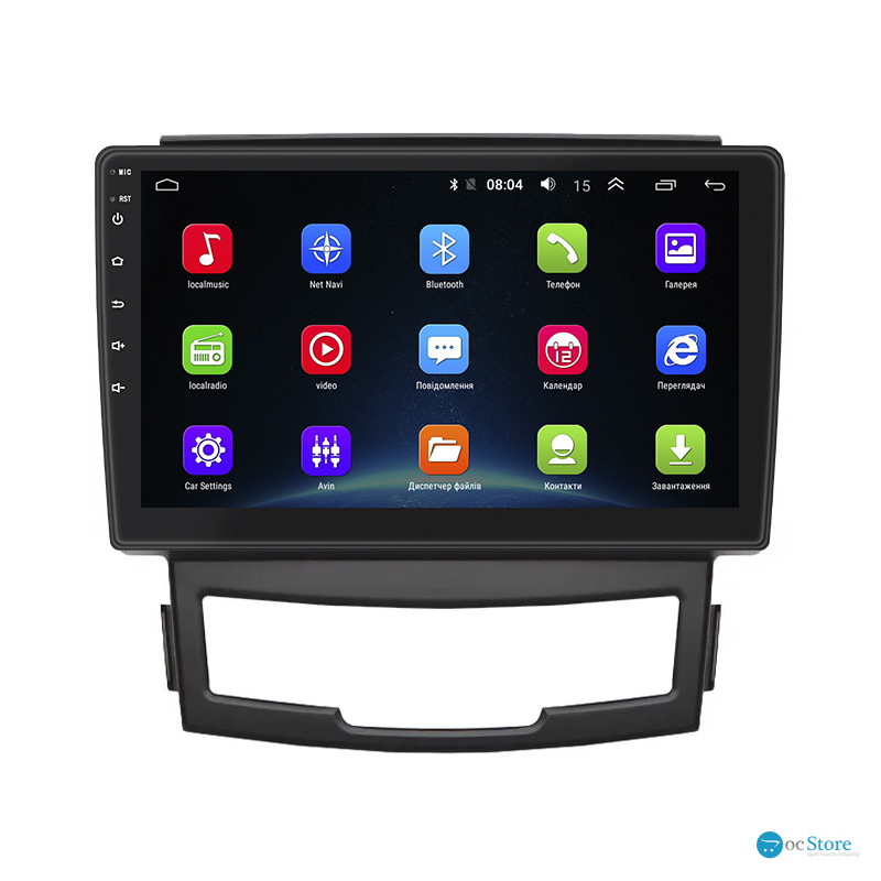 Штатная магнитола Lesko для SsangYong Actyon II 2010-2013 экран 9" 2/32Gb Wi-Fi GPS Base