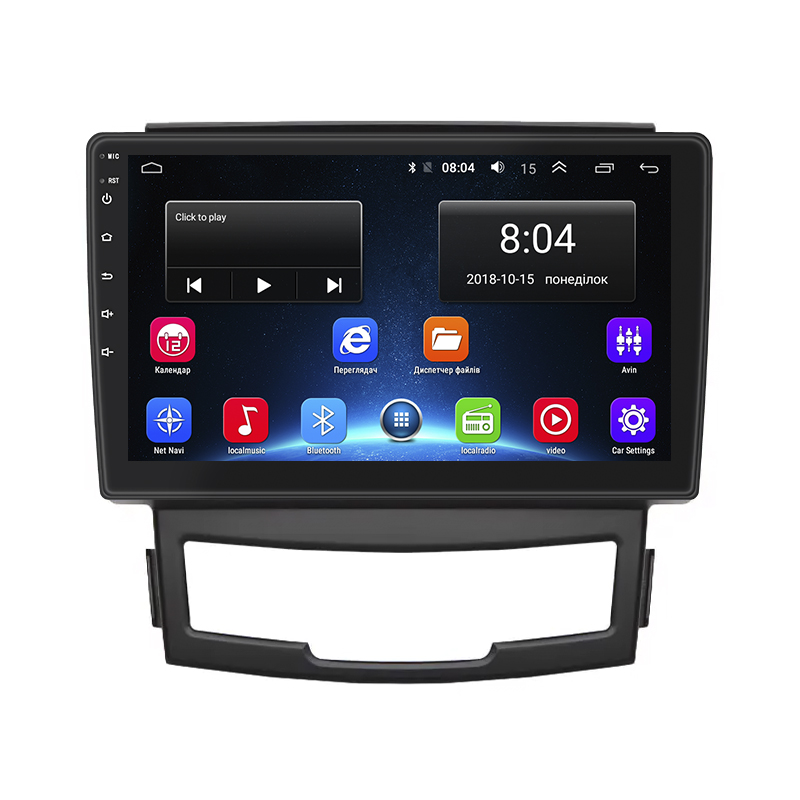 Штатная магнитола Lesko для SsangYong Korando III 2010-2013 экран 9" 2/32Gb Wi-Fi GPS Base