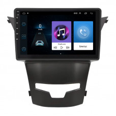 Штатная магнитола Lesko для SsangYong Korando III Рестайлинг 2013-2017 экран 9" 1/16Gb Wi-Fi GPS Base