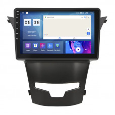 Штатная магнитола Lesko для SsangYong Korando III Рестайлинг 2013-2017 экран 9" 2/32Gb CarPlay 4G Wi-Fi GPS Prime