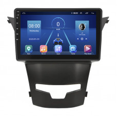 Штатная магнитола Lesko для SsangYong Korando III Рестайлинг 2013-2017 экран 9" 2/32Gb 4G Wi-Fi GPS Top