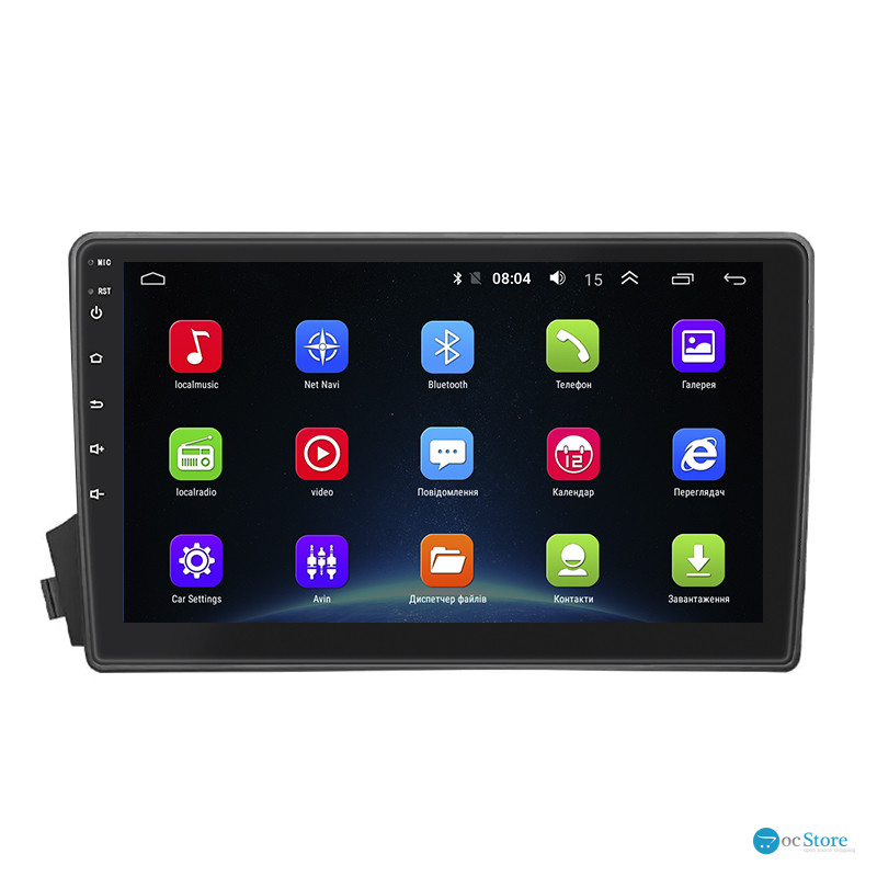 Штатная магнитола Lesko для SsangYong Kyron I 2005-2007 экран 9" 2/32Gb Wi-Fi GPS Base