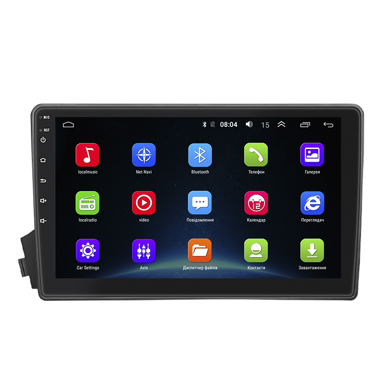 Штатная магнитола Lesko для SsangYong Kyron I 2005-2007 экран 9" 2/32Gb Wi-Fi GPS Base