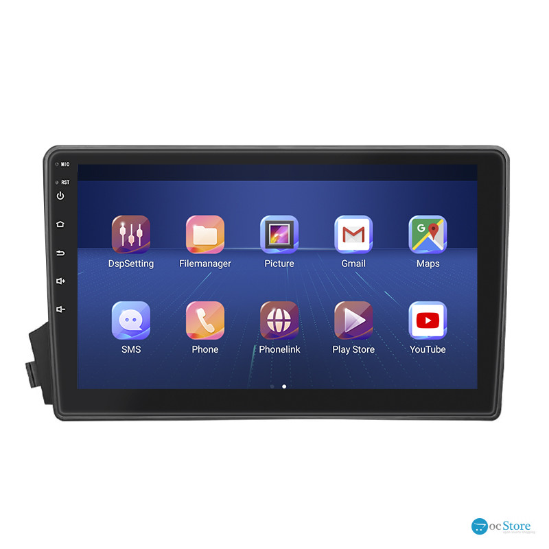 Штатная магнитола Lesko для SsangYong Kyron I Рестайлинг 2007-2015 экран 9" 4/64Gb 4G Wi-Fi GPS Top